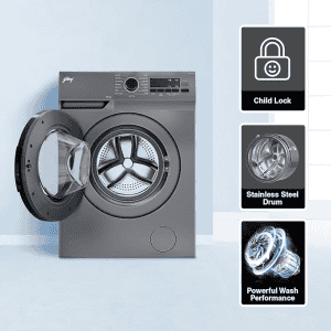 Godrej 7 Kg Eco-Wash |WFEON ARG 7014 FEBDT SLSR | Fully-Automatic Front Load Washing Machine