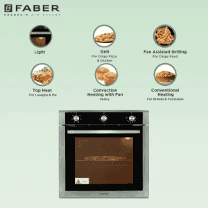 FABER FBIO 80L 6F | Built-in Microwave Oven | BLACK