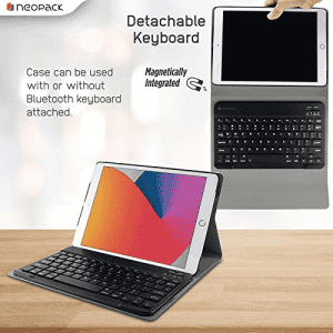 Neopack Keyboard Folio Case for iPad Air 10.9" & iPad Pro 11"  | 2nd, 3rd & 4th Gen | Black
