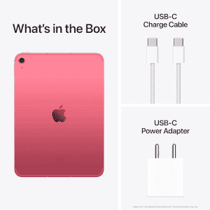 Apple iPad 10th Gen 256 GB ROM 10.9 inch with Wi-Fi+5G | Pink | MQ6W3HN/A