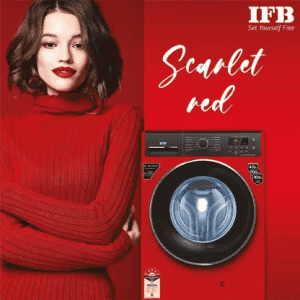 IFB Fully Automatic Front Load Washing Machine with In-built Heater | 7 kg | 5 Star | ELITE ZRS 7012 | Red