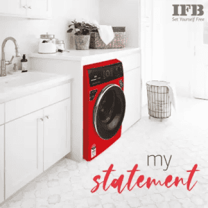 IFB Fully Automatic Front Load Washing Machine with In-built Heater | 7 kg | 5 Star | ELITE ZRS 7012 | Red