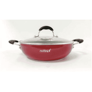 Nolta Popular Series Kadai with Glass Lid | 28 cm