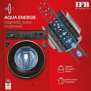 IFB Fully Automatic Front Load Washing Machine with In-built Heater | 7 kg | 5 Star | ELITE ZRS 7012 | Red