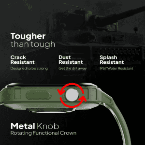 Fire-Boltt Smart Watch | Tank BSW070 | Green