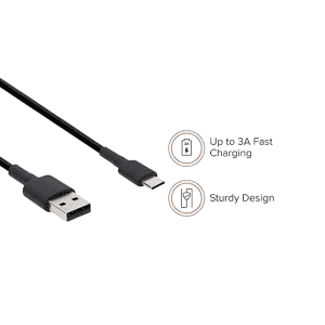 Xiaomi Mi Braided Type C 100Cm Cable | Black