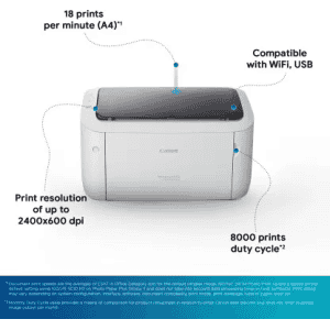 Canon LBP6030W Single Function WiFi Monochrome Laser Printer
