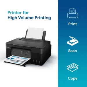 Canon PIXMA MegaTank G2730 | Multi-function WiFi Color Ink Tank Printer with Black