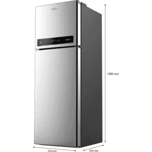 Whirlpool Frost Free Double Door Convertible Refrigerator | IF INV CNV 278 COOL ILLUSIA (3s) | 265 L/3 Star | Cool Illusia