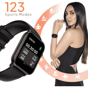 Fire-Boltt Ninja Fit Smartwatch | Full Touch with IP68 | Multi UI Screen  | Black | BSW063