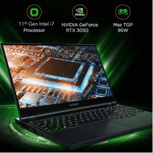Lenovo Legion Gaming Laptop | 82JK00BEIN | Intel Core i7 11th Gen 15.6" FHD IPS | 16GB/512GB SSD/4GB NVIDIA RTX 3050/120Hz/Windows 11  | Phantom Blue