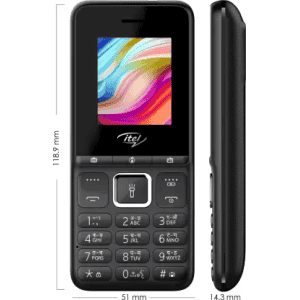 itel It2175 Keypad Mobile | Black