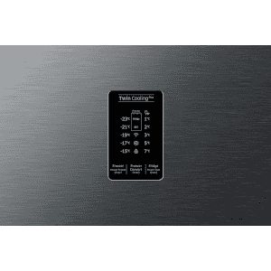 Samsung Digital Inverter Frost-Free Double Door Refrigerator Appliance | RT37C4523BX/HL | 322 L/3 Star | Luxe Black