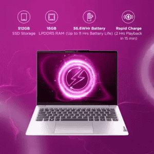 Lenovo IdeaPad Slim 5 Thin and Light Laptop | 82XE004RIN | AMD Ryzen 5 | Hexa Core 7530U | 16 GB | 512 GB SSD | Windows 11 Home With MS Office | 14 Inch | Cloud Grey