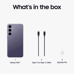 SAMSUNG Galaxy S24+ | 5G | 12 GB RAM | 512 GB | Cobalt Violet