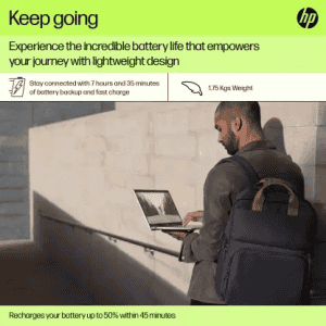 HP Pavilion Thin and Light Laptop | Intel Core i5 | 13th Gen | 1335U | 16 GB | 1 TB SSD | Windows 11 Home With MS Office | 15-EG3018TU | 15.6 Inch | 1.75 Kg | Natural Silver