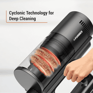 Eureka Forbes Cordless Zerobend Z10 Vacuum Cleaner | Silver & Dark Grey