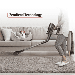 Eureka Forbes Cordless Zerobend Z10 Vacuum Cleaner | Silver & Dark Grey