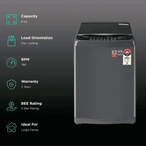 SAMSUNG 9 kg 5 Star | WW90T4040CX1TL | Fully Automatic Front Load Washing Machine | Black