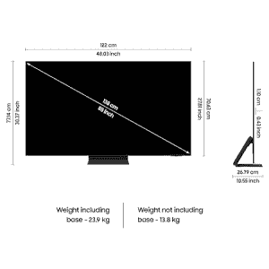 Samsung 4K Ultra HD Smart OLED TV | QA55S95CAKLXL | 139 cm (55 inch) | Titan Black
