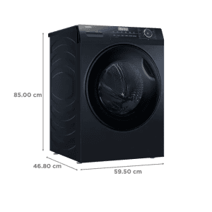 Haier Fully Automatic Front Load Washing Machine | 8 kg | 5 Star | HW80-IM12929CBK