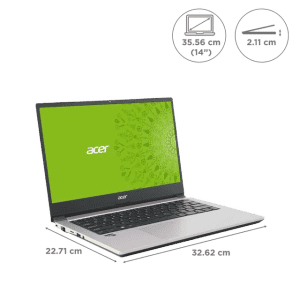 acer One Z2-493 AMD Ryzen 3 Thin and Light Laptop | 8GB, 512GB SSD | Silver