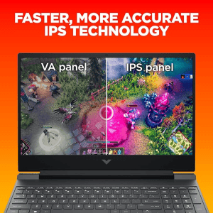 HP Victus Gaming Laptop | Intel Core i5 12th Gen 12450H | 8 GB/512 GB SSD | Intel Integrated NVIDIA GeForce RTX 2050 Laptop GPU (4 GB GDDR6 dedicated | 15-fa1124TX Gaming Laptop | Black