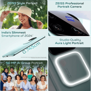 vivo V30 Pro 5G | 8GB | 256 GB | Andaman Blue