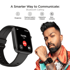 boAt Wave Astra Smartwatch with Bluetooth Calling | 46.4mm HD Display, IP67 Water Resistant | Active Black