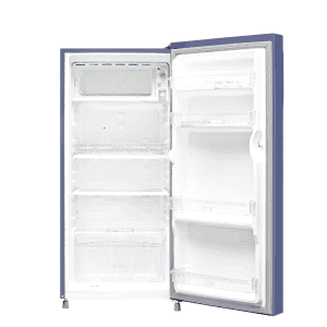 Haier Direct Cool Single Door Refrigerator | 190 L | 2 Star | Radish Blue | HRD 2102BRB P