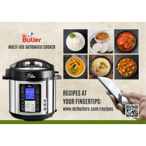 Mr. Butler RoboChef Instant Pot 9-In-1 Multi-Use Automatic | Electric Pressure Cooker