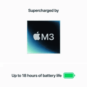 Apple MacBook Air | M3 Chip 8GB | 256GB SSD | MRYR3HN/A | 38.86 cm (15.3 inch) | Starlight