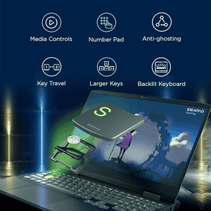 Lenovo IdeaPad Gaming 3 Gaming Laptop |  82S9017TIN | Intel Core i5 12450H | 15.6" | 16GB/512GB SSD/Win11/Office 2021/NVIDIA RTX 3050 4GB/Alexa | Onyx Grey