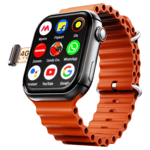 FIRE-BOLTT Dream Wi-Fi+4G SIM Android OS Wristphone | 51.3mm HD Display | In-built GPS | Coral Breeze Strap