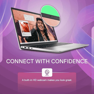 Dell Inspiron 3530 13th Gen Laptop, Intel Core i3-1305U/8GB/512GB SSD/15.6" | 39.62cm | Platinum Silver