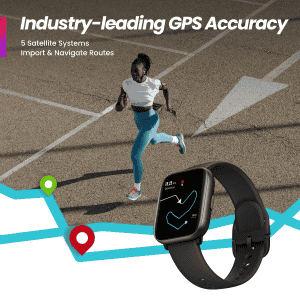 Amazfit Active Smart Watch with AI Fitness Exercise Coach | 14 Day Battery | 1.75" AMOLED Display & Alexa Enabled | Midnight Black