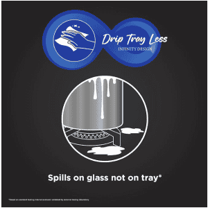 Preethi Luxe Glass Top Gas Stove | With Driptray Less Infinity Design | Black