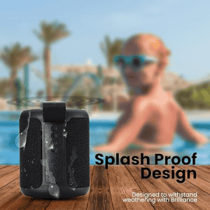 Portronics SoundDrum P Wireless Speaker | 20 W | Handsfree Calling | Stereo Channel | Black