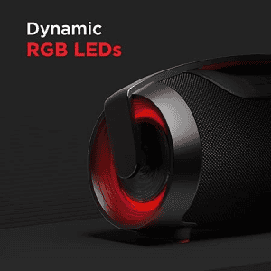 boAt | Stone | 1450 Portable Wireless Speaker | 40W  | RGB LEDs | IPX5 Water Resistance Storm | Black
