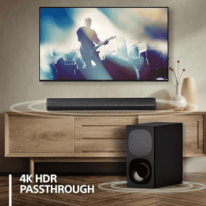 Sony Soundbar for TV with Wireless subwoofer | 3.1 CH | Dolby Atmos | Home Theater System | Black | HT G700