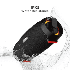 boAt | Stone | 1450 Portable Wireless Speaker | 40W  | RGB LEDs | IPX5 Water Resistance Storm | Black