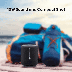 Portronics Sound Drum 1 TWS Portable Bluetooth Speaker | 10 W | Black