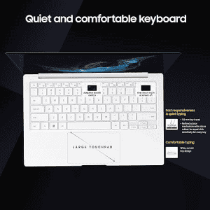 Samsung Galaxy Book2 Pro Intel 12th Gen i5 | NP930XED-KB3IN | AMOLED Thin & Light Laptop | 16 GB | 512 GB SSD | Windows 11 | Silver
