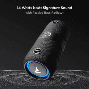 boAt  | Stone | 1200F | 14 W |  Bluetooth Speaker |  Stereo Channel  | RGB LEDs | Black
