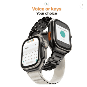 Fire-Boltt Oracle WristPhone Smartwatch | Black Chrome Strap