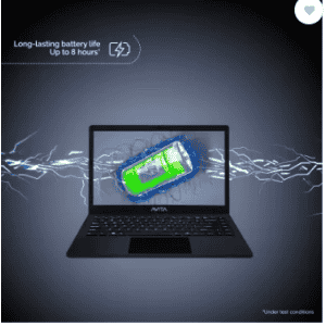 Avita SATUS Intel Celeron Dual Core N4020 | 4 GB/128 GB SSD/Windows 11 Home | NU14A1INC43PN-MB Laptop | Matt Black