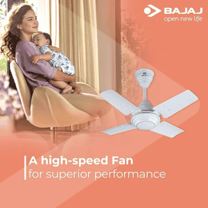 Bajaj | Maxima |  600mm | 4 Blade |  ISI |  Ceiling Fan | White