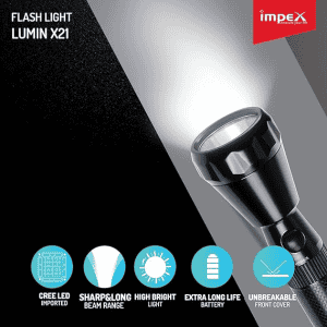 Impex Flash Light X21 Torch | Lumin X21