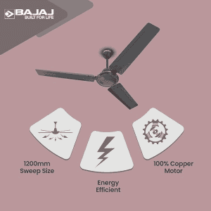 BAJAJ Classico pro Ceiling Fan | 1S | 1200 MM | 3 Blade