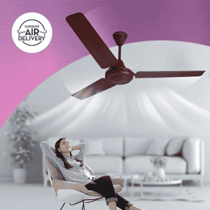 Crompton  | HS Plus | 1200 mm |  3 Blade |  HIGHS Speed  Ceiling Fan | Brown